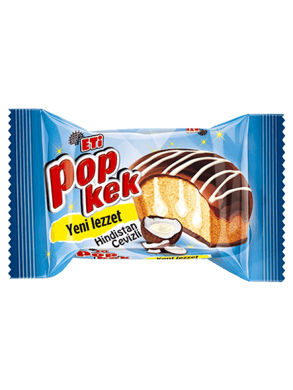 Eti Popkek Kakao Kaplamalı Hindistan Cevizi Soslu Kek 60 Gr
