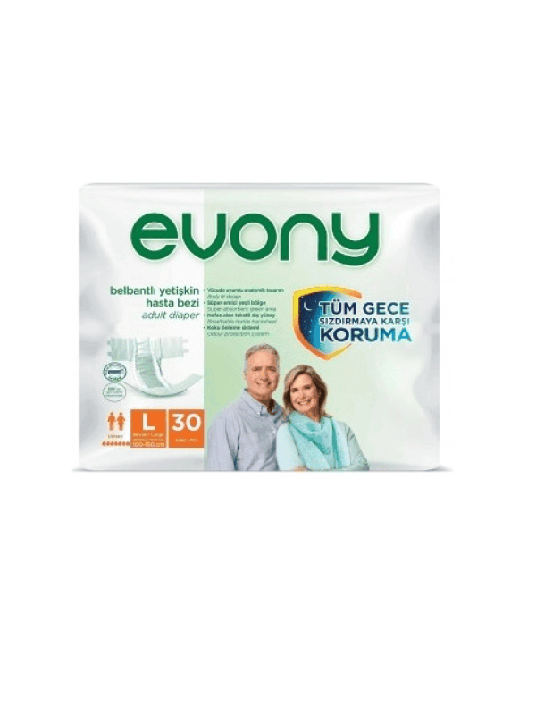 Evony Yetişkin Bezi Büyük 30 Adet