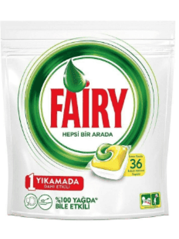 Fairy Tablet Hepsi Bir Arada 36 Adet
