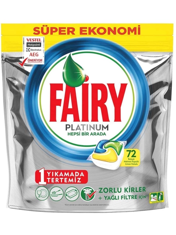 Fairy Tablet Platinum 72 Adet