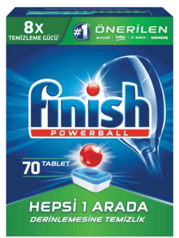 Finish Klasik Powerball 70 Adet