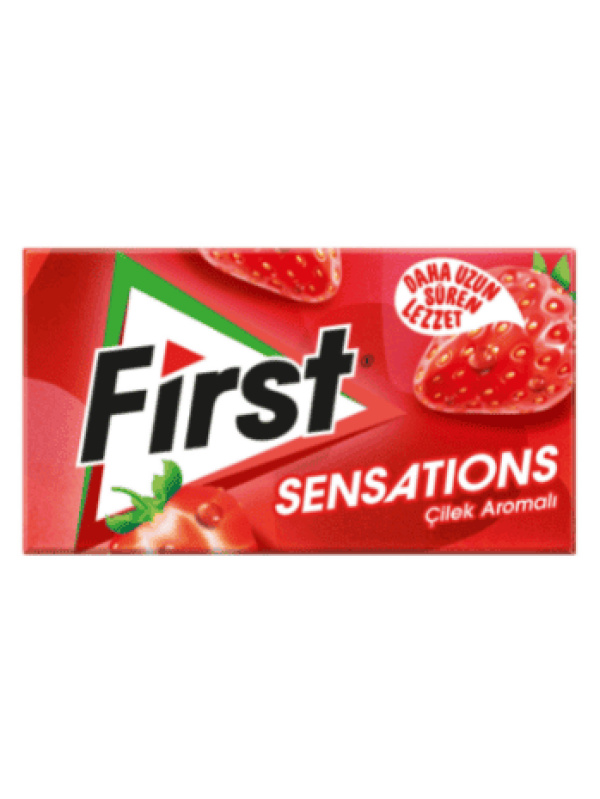 First Sakız  Sensations Çilek 27 Gr