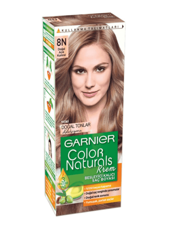 Garnier Saç Boyası N8 Nude Açık Kahverengi 1 Adet