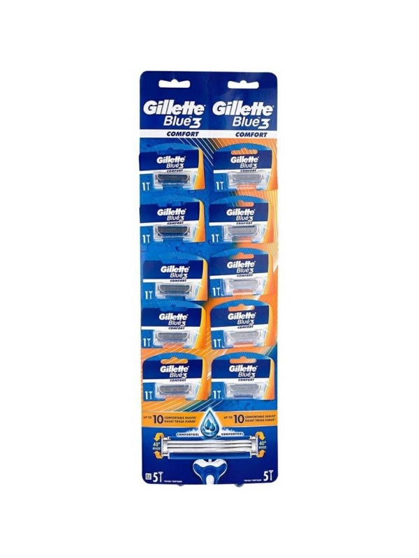 Gillette Blue 3 Cartella Disposable  Comfort 10 Adet