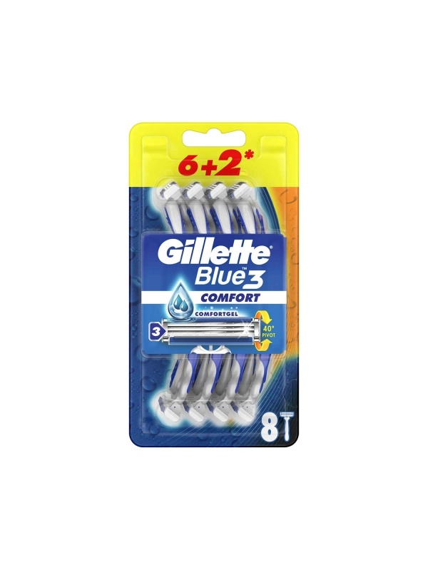 Gillette Blue 3 Comfort Disposable  8 Adet
