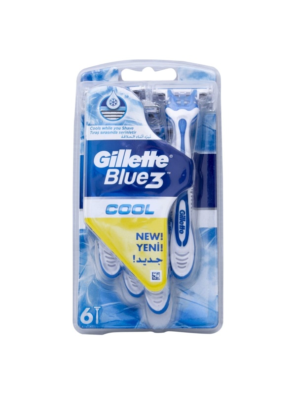 Gillette Blue 3 Cool Disposable Razors 6 Adet