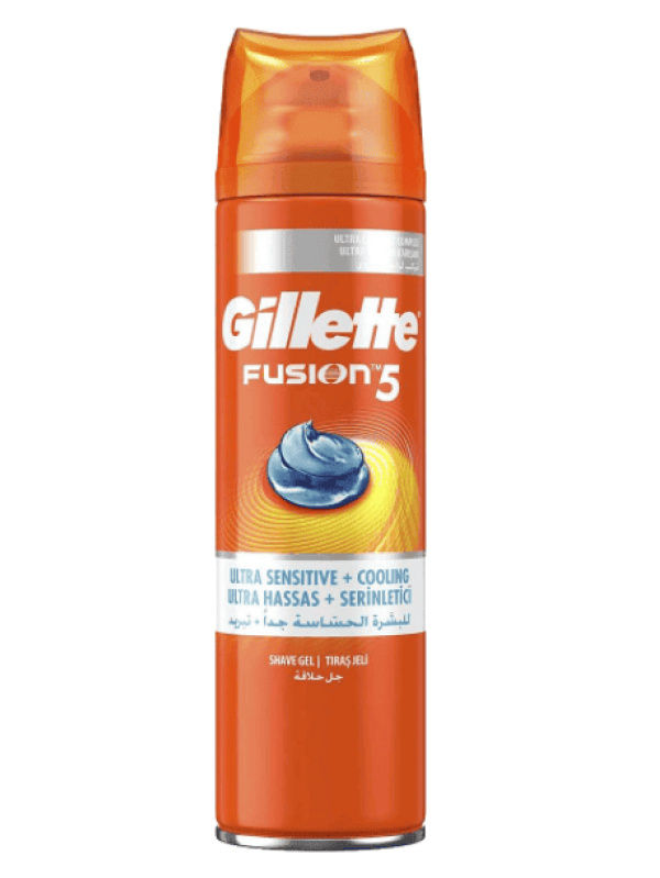 Gillette Gel Fusion5 Ultra Sensitive Cooling 200 Ml