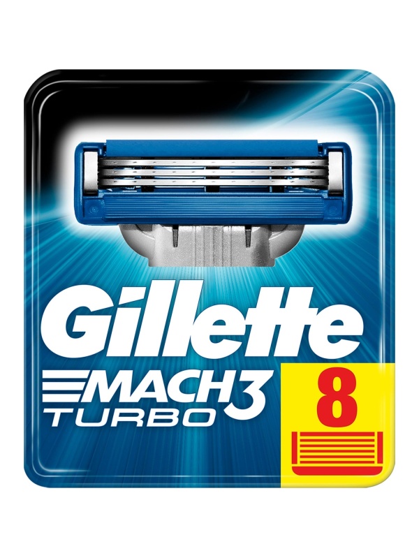 Gillette Mach 3 Turbo  8 Adet