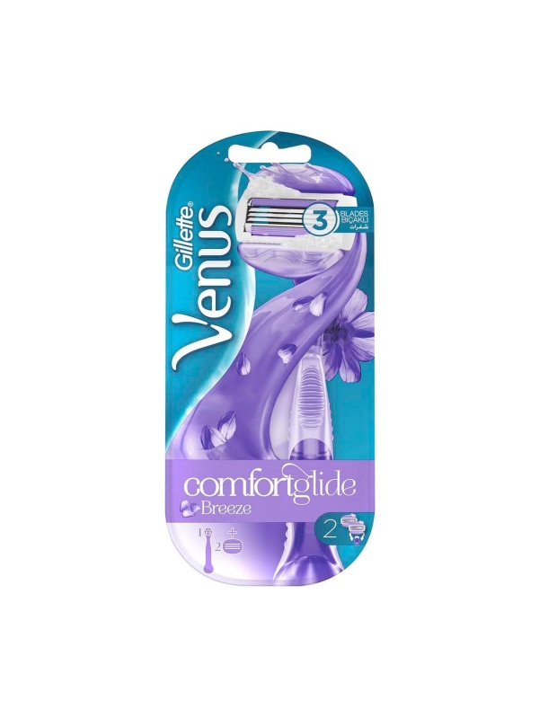 Gillette Venus Comfortglide Breeze Razor With 2 Refill 1 Adet