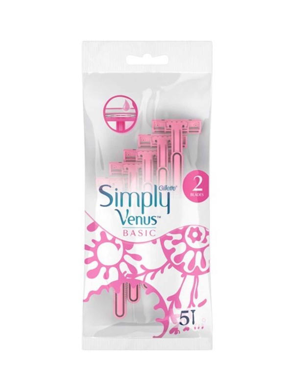 Gillette Venus Simply Basic Tek Kullanımlık Razors 5 Adets