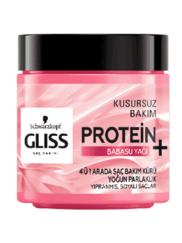 Gliss 4'ü 1 Arada Saç Bakım Kürü Babasu Yağı 400 Ml