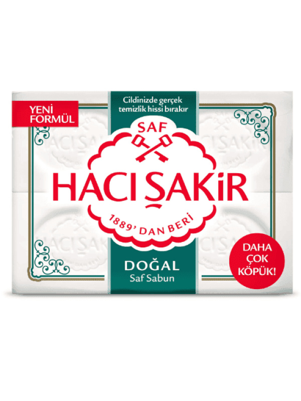 Hacı Şakir Kalıp Sabun Doğal 800 Gr
