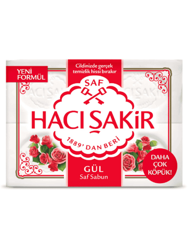 Hacı Şakir Kalıp Sabun Gül 600 Gr