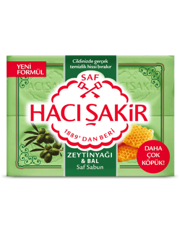 Hacı Şakir Kalıp Sabun Zeytinyağı & Bal 600 Gr