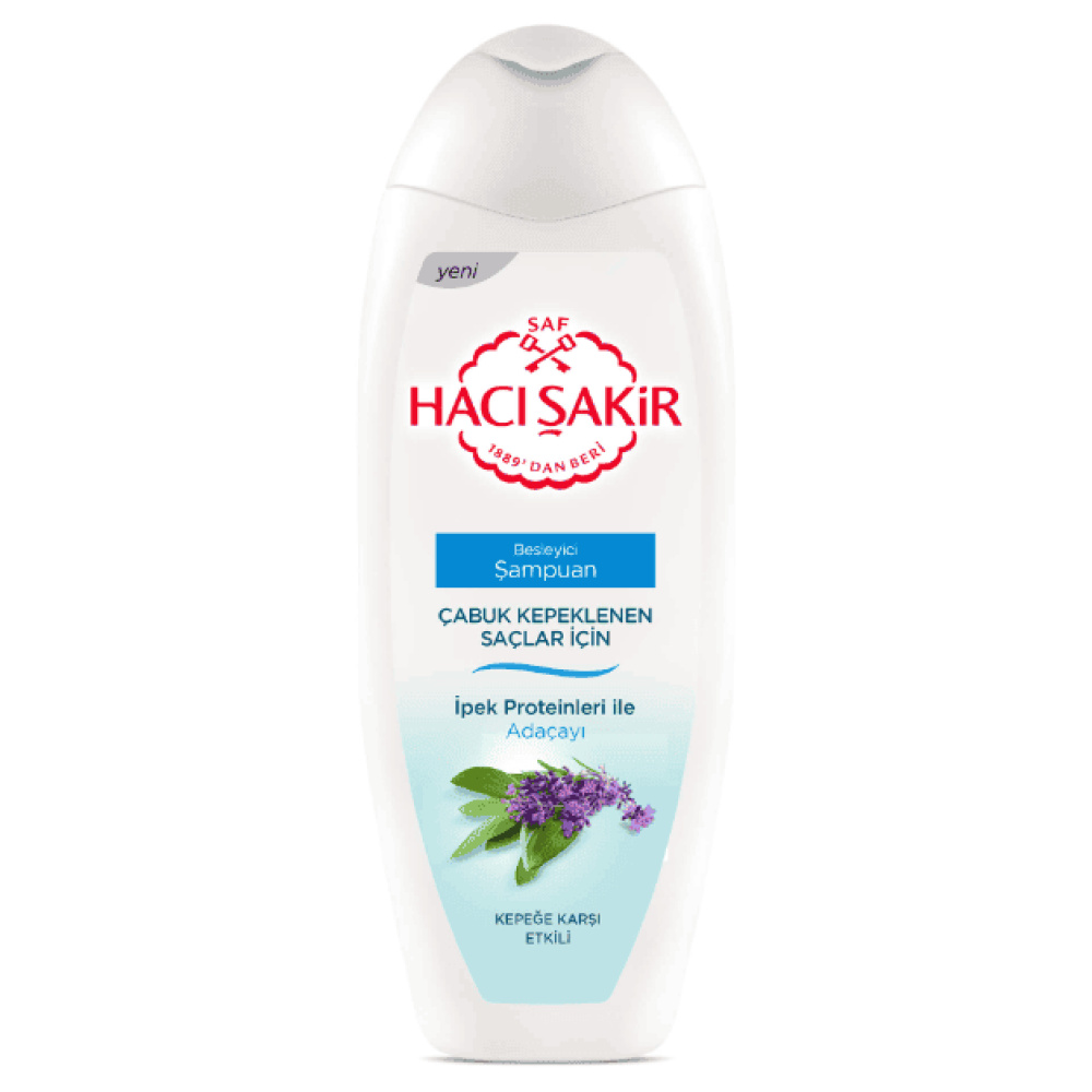 Hacı Şakir Şampuan Adaçayı Kepeğe Karşı Etkili 500 Ml