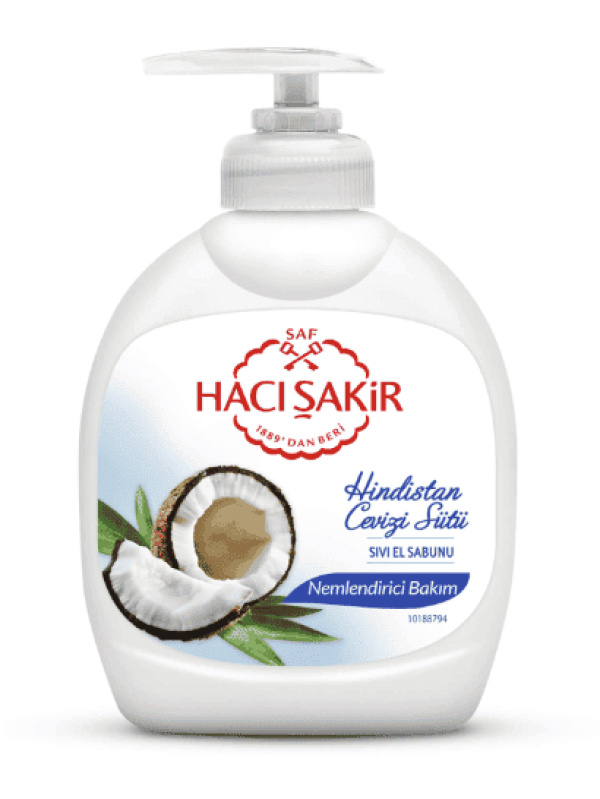 Hacı Şakir Sıvı Sabun Hindistan Cevizi 300 Ml