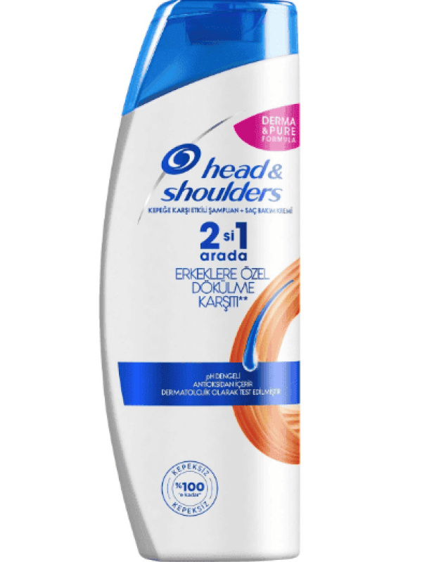 Head&shoulders 2'si 1 Arada Erkeklere Özel Dökülme Karşıtı Şampuan 400 Ml