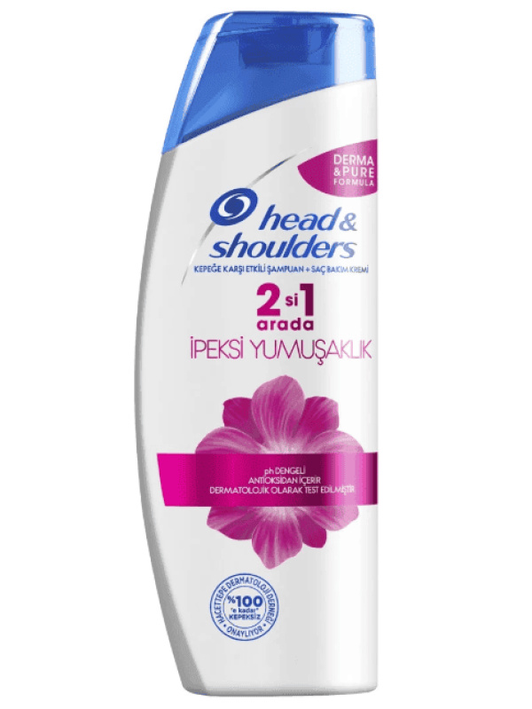 Head&shoulders İpeksi Yumuşaklık 2'si 1 Arada Şampuan Ve Saç Bakım Kremi 400 Ml