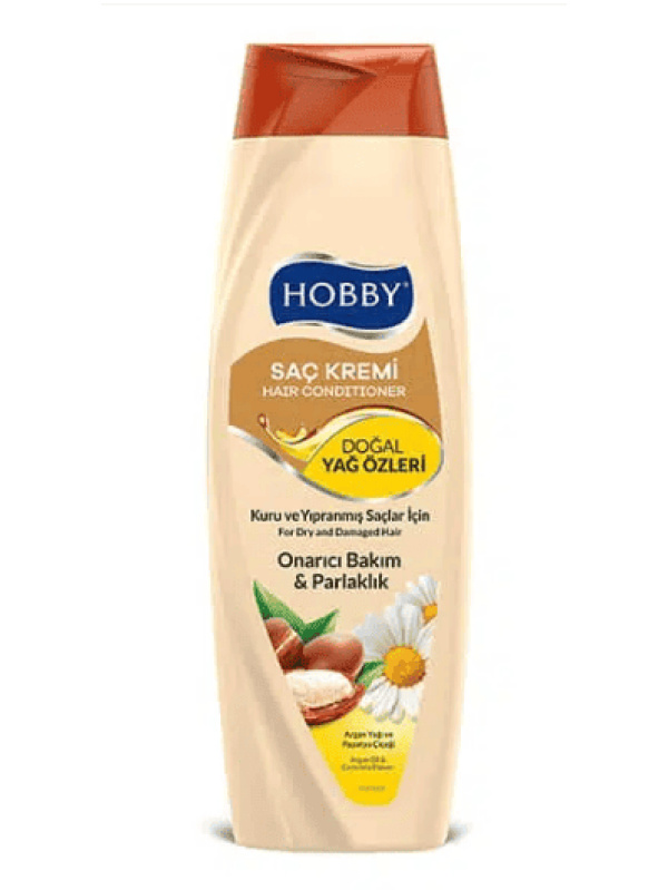 Hobby Argan Yağı Ve Papatya Çiçeği Özlü Saç Kremi 600 Ml