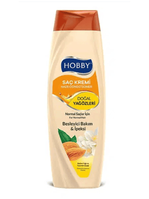Hobby Badem Yağı Ve Yasemin Çiçeği Özlü Saç Kremi 600 Ml