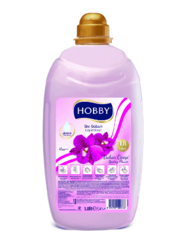 Hobby Gliserinli Sıvı Sabun Bahar Çiçeği 1800 Ml