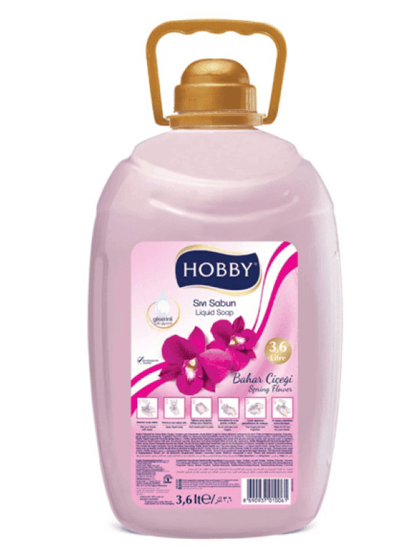 Hobby Gliserinli Sıvı Sabun Bahar Çiçeği 3600 Ml