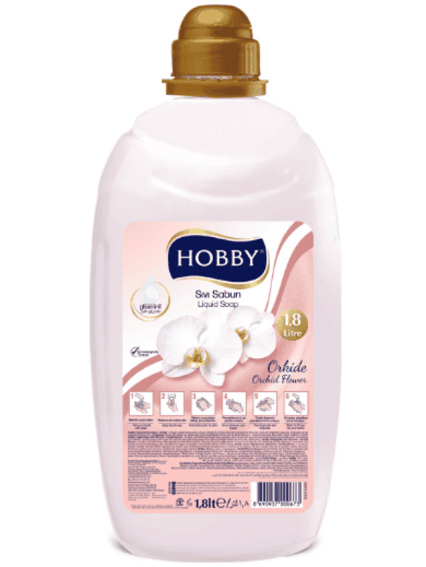 Hobby Gliserinli Sıvı Sabun Orkide 1800 Ml