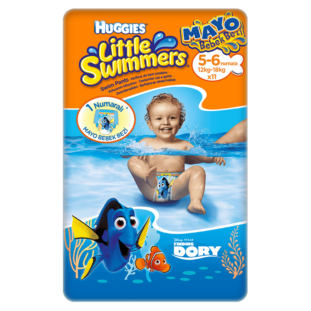 Huggies Küçük Yüzücüler Çocuk 12 Adet