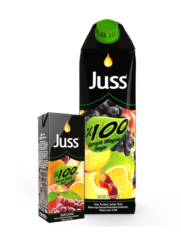 Juss %100 Karışık Meyve Suyu 200 Ml