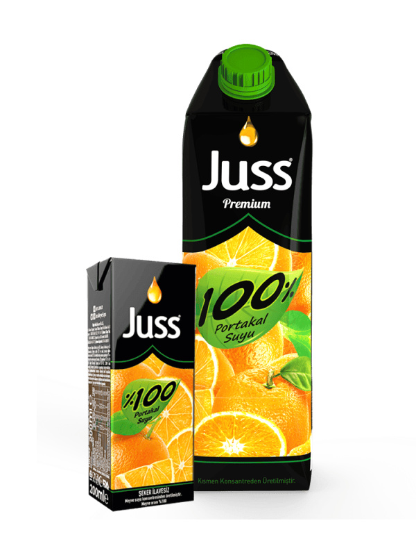 Juss %100 Portakal Suyu 200 Ml