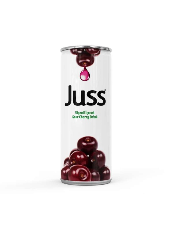 Juss Meyve Nektarı Vişne (Teneke Kutu) 330 Ml