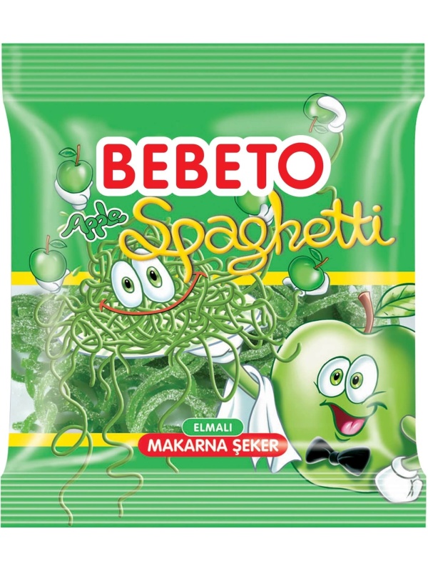 Kervan Gıda Bebeto Apple Spaghetti  80 Grx12