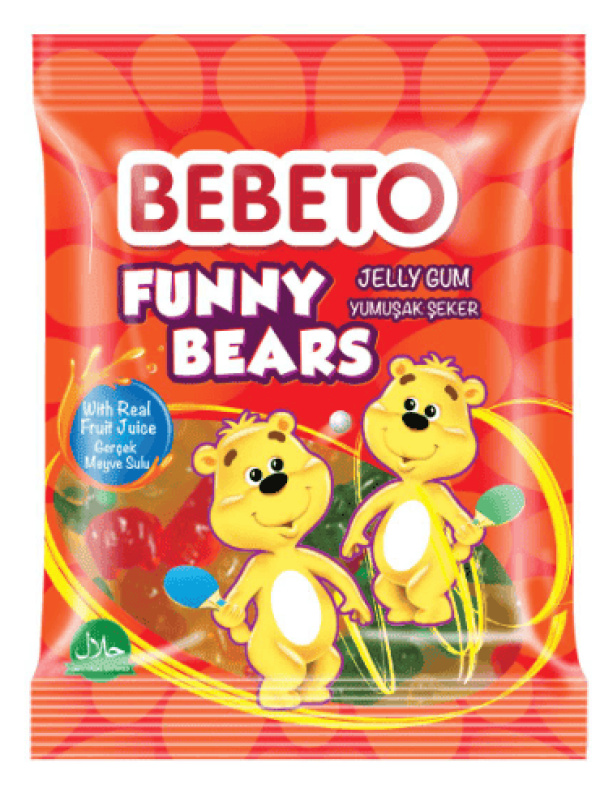 Kervan Gıda Bebeto Funny Bears 80 Gr