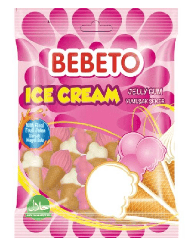 Kervan Gıda Bebeto Ice Cream 80 Gr