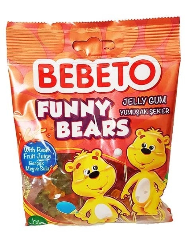 Kervan Gıda Bebeto Jelly Candy Bears  10 Grx12