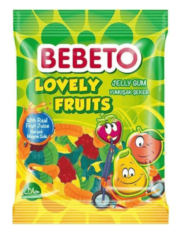 Kervan Gıda Bebeto Lovely Fruits 80 Gr