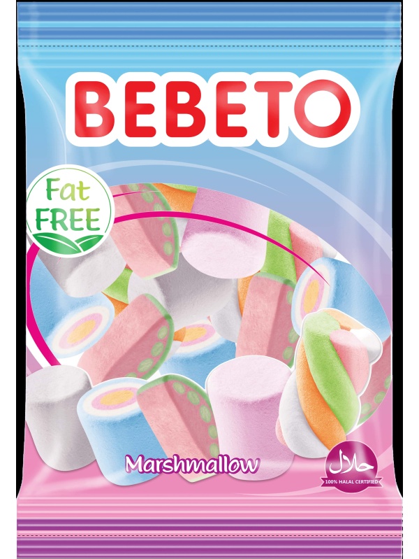 Kervan Gıda Bebeto Marshmallow Candy Mix  135 Grx12