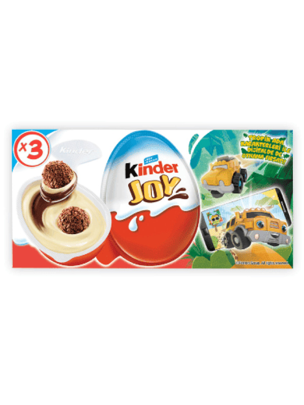 Kinder Joy Sürpriz Yumurta Erkek 3X20 60 Gr