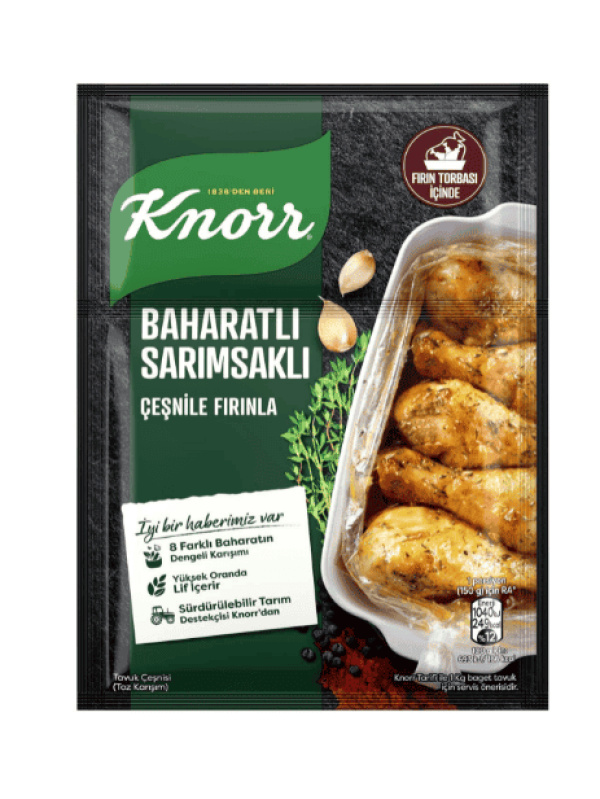 Knorr Baharatlı Sarımsaklı Çeşni 34 Gr