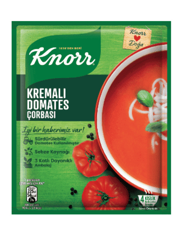 Knorr Kremalı Domates Çorbası 69 Gr