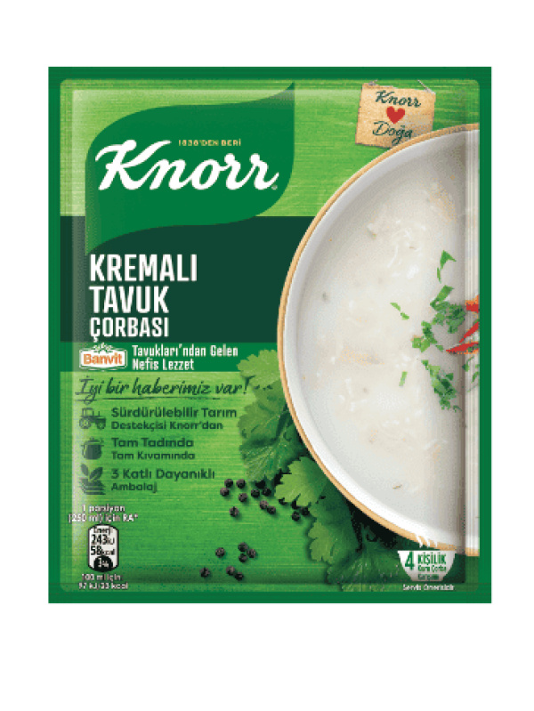 Knorr Kremalı Tavuk Çorbası 65 Gr