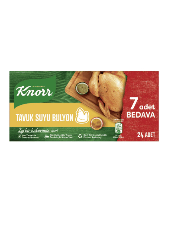 Knorr Tavuk Suyu Bulyon 2 Adet