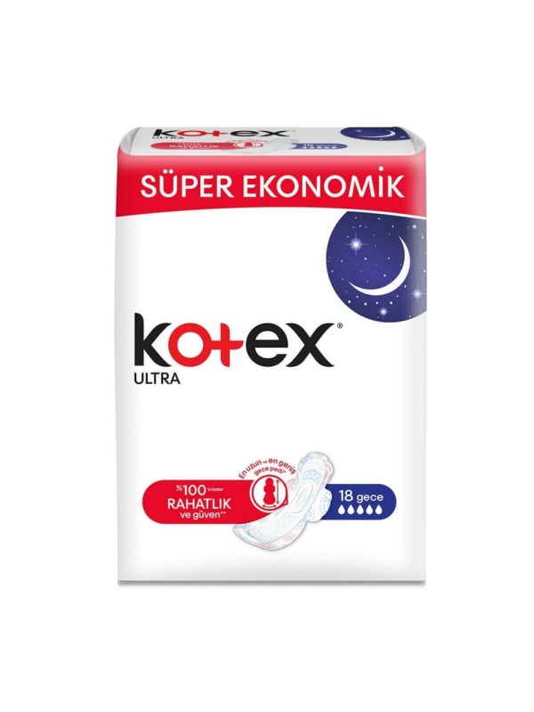 Kotex Ped Ultra Quadro Gece 18 Adet