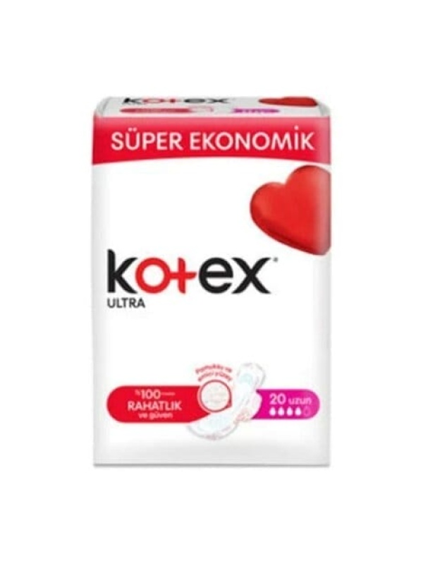 Kotex Ped Ultra Quadro Uzun 20 Adet