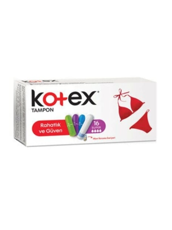 Kotex Tampon Süper 16 Adet