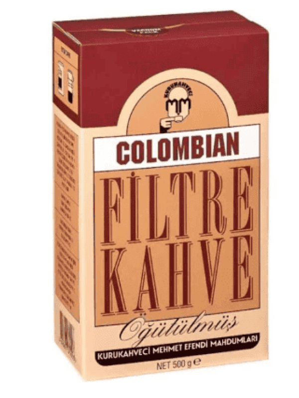 Kuru Kahveci Mehmet Efendi Colombian Filtre Kahve 500 Gr