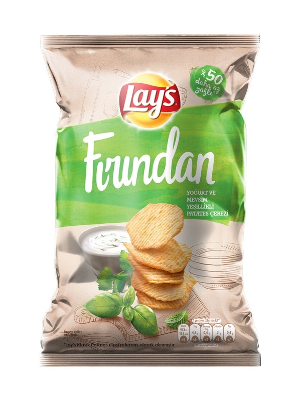 Lays From Yoğurt Ve Mevsim Yeşillikleri 95 Gr