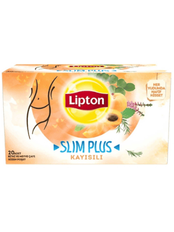 Lipton Slim Plus Poşet Çay Kayısı 20 Adet