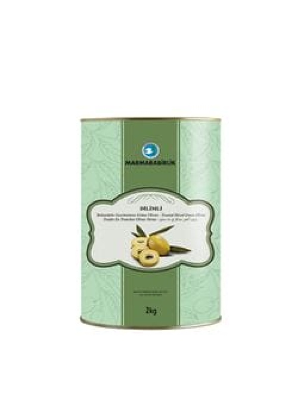 Marmarabirlik Dilimli Salamura Yeşil Zeytin Ebat : 2 Kg