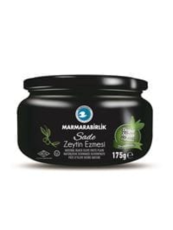 Marmarabirlik Zeytin Macunu Sade Cam 175 Gr